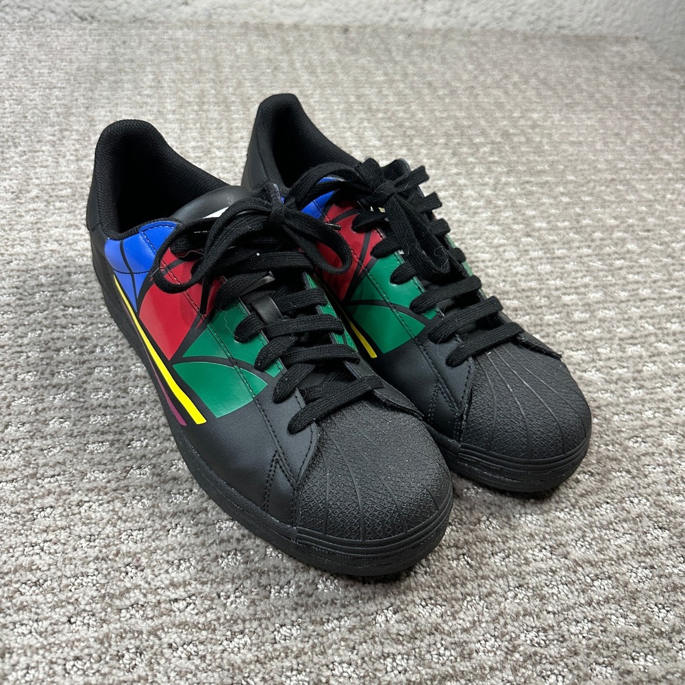 Adidas Superstar Inclusivity FU9520 Black Multicolor Men's Size 9.5